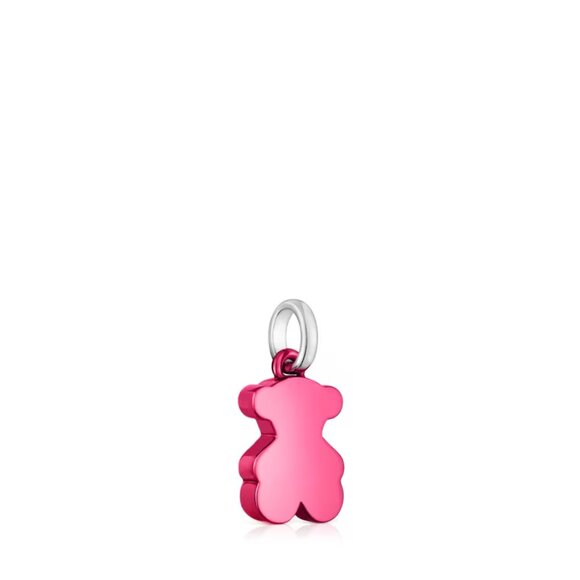 Small Pink Steel Bear Pendant Sweet Dolls - Picture 2 of 3